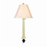 Outdoor Wicker Umbrella Table Lamp Bisque PLC-20774