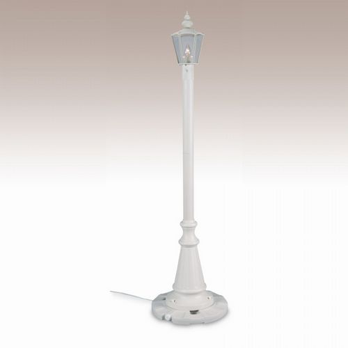 Cambridge Park Style Single Lantern Patio Lamp Black PLC-00420-BL