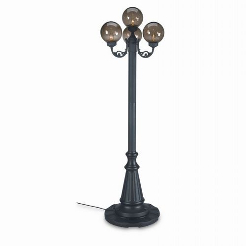 European 4 Globe Portable Patio Lamp Bronze Globes PLC-00470-BL
