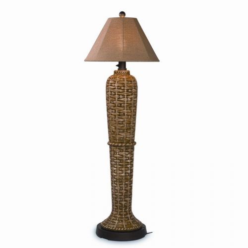 South Pacific Outdoor Floor Lamp Bamboo Sesame PLC-00943